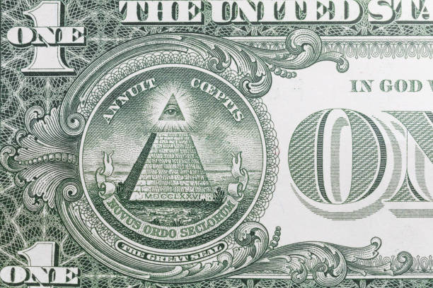 istock Closeup of back side of 1 dollar bill 985794646