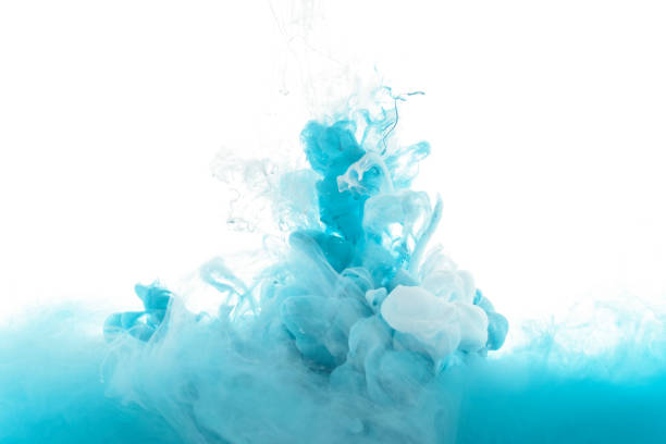 istock mixing of blue paint splashes isolated on white 985797502