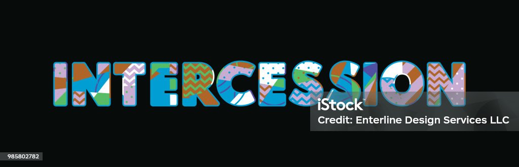 Interseption Text Intercession Concept Word Art Illustration Stock Illustration ...