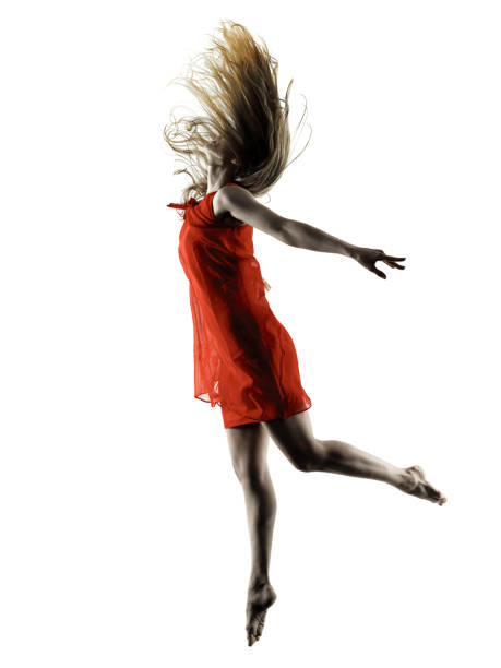 istock modern dancer dancing woman isolated silhouette 985826364