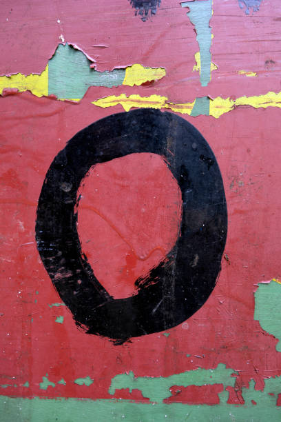 istock Written Wording in Distressed State Typography Found Letter O 0 Zero 985835674