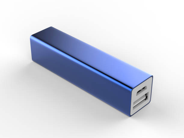 istock Blank Promotional Portable power bank for Android Smart phone. 3d Render Illustration. 985846960