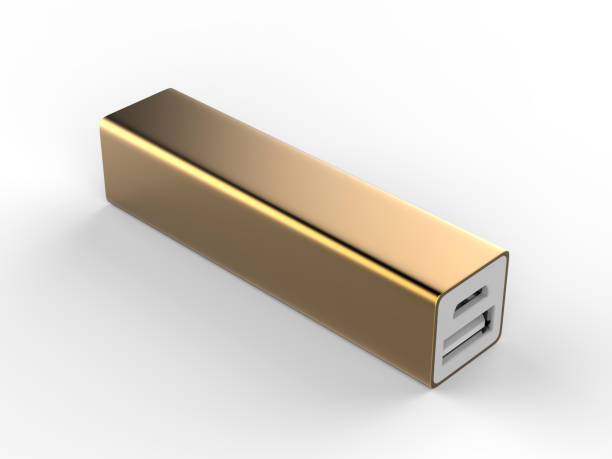 istock Blank Promotional Portable power bank for Android Smart phone. 3d Render Illustration. 985847008