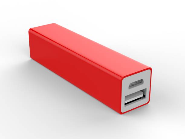 istock Blank Promotional Portable power bank for Android Smart phone. 3d Render Illustration. 985847226