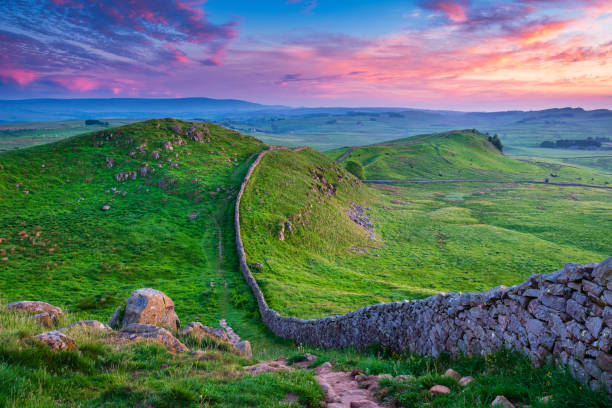 istock Twilight at Hadrian's Wall Caw Gap 985859908