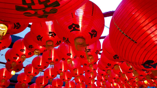 istock row light from Chinese new year at Yaowarat thailand 985864892