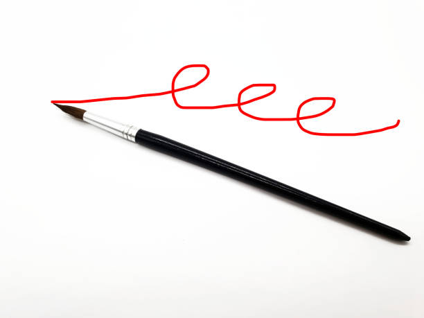 istock Brush for drawing and painting on a white background 985883376