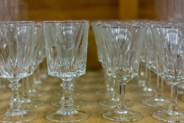 istock Beautiful vintage glasses in thrift store 985883992