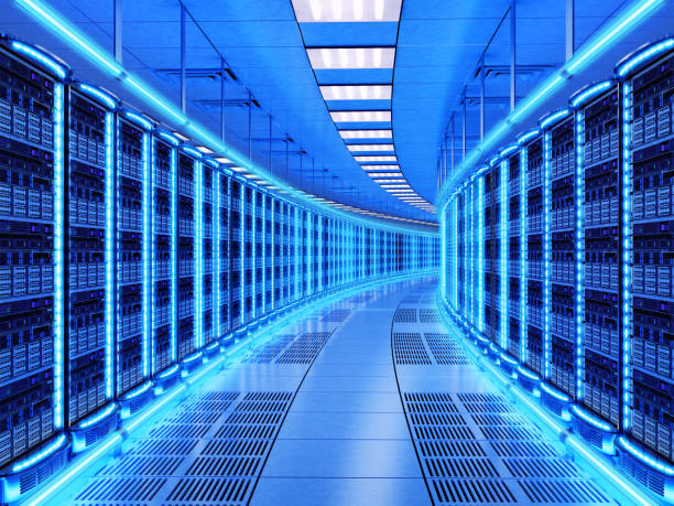 datacenter - network server rack computer mainframe zdjęcia i obrazy z banku zdjęć