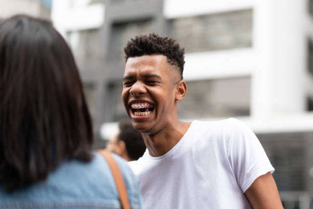Brazilian Boy Smiling and Having Fun