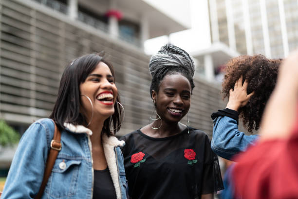 istock Group of Diverse Friends on a City Break 985898674