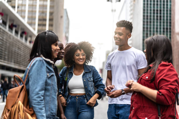 istock Authentic Group of Diverse Friends Having Fun 985900652