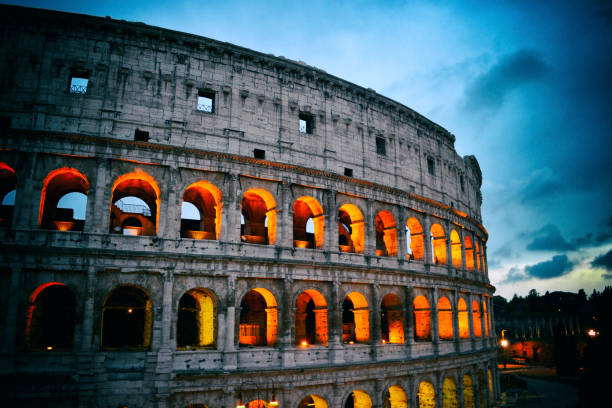 istock Colosseum at night, Rome, Italy. 985907142