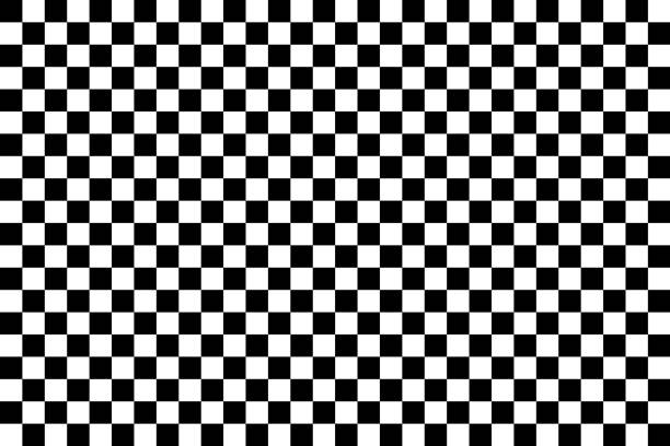 wektor szachy szachy abstrakcyjne bez szwu tle - czarno biały stock illustrations