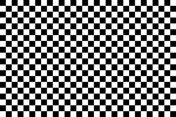 Vector illustration of Vector checker chess abstract seamless background