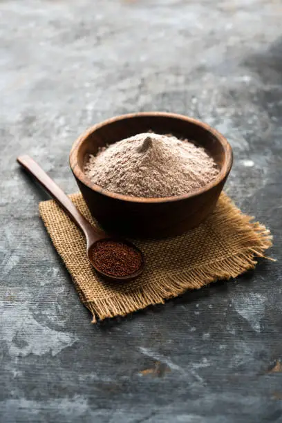 Ragi / Nachni , also known as finger millet and ragi flour, which is a healthy food and is gluten-free.