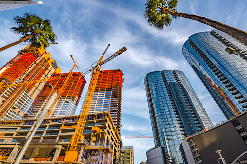 New buildings being built in Los Angeles in 2018