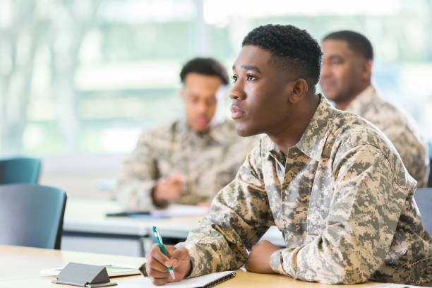 istock Young man attending a military academy 985941210