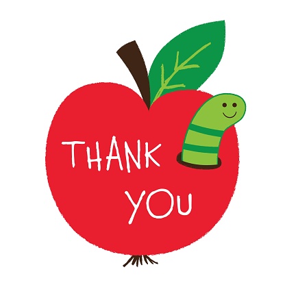 Thank you Teachers Day vector card