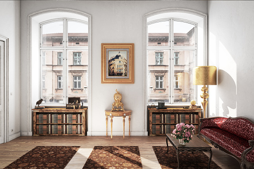 Digitally generated Scandinavian home interior interior scene with high quality classic/vintage furniture.

The scene was rendered with photorealistic shaders and lighting in Autodesk® 3ds Max 2016 with V-Ray 3.6 with some post-production added.