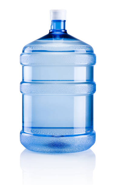 istock Big plastic bottle potable water isolated on a white background 986035780
