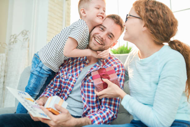 istock Happy Family Celebrating Fathers Day 986044788