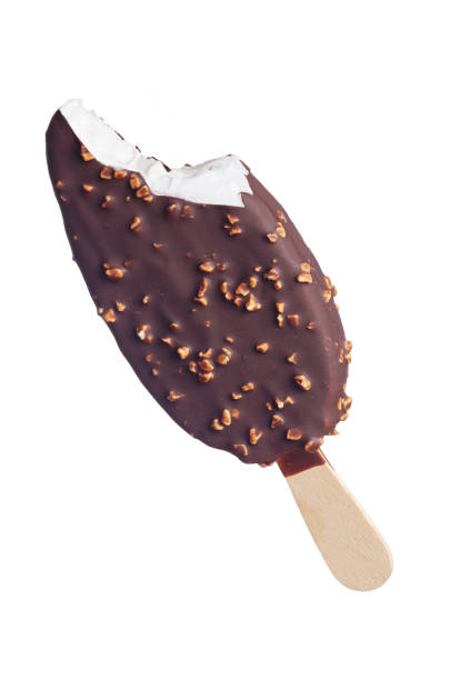 istock Bitten ice cream in chocolate glaze 986051716