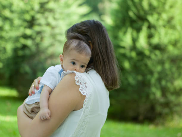 istock Mother and baby son 986054896