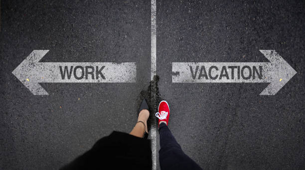 istock Red canvas and dress shoes standing next to right and wrong painted text 986067672
