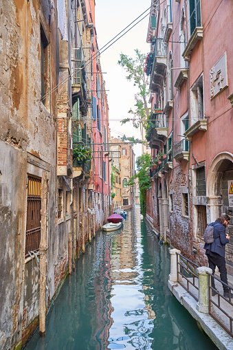 Narrow Canal between old houses