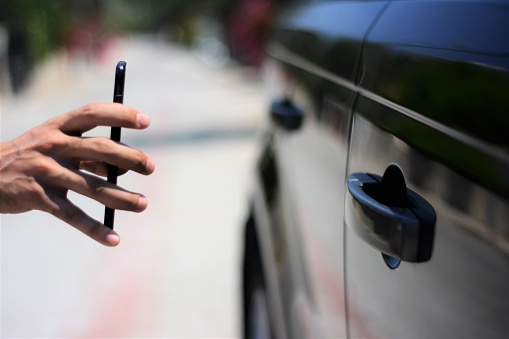 Wireless car lock through an app on the phone.