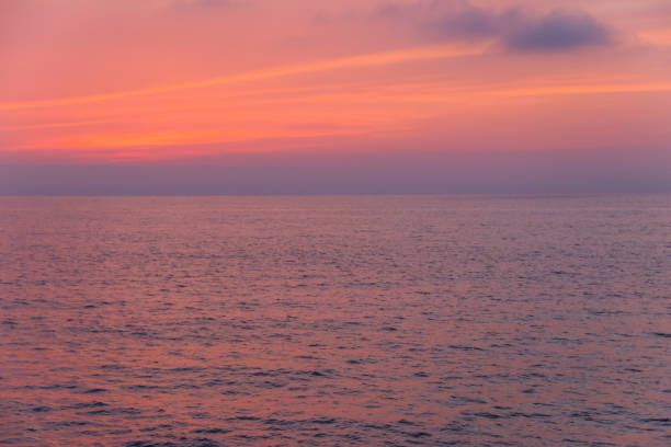 istock Beautiful sunset over the Black sea 986077770
