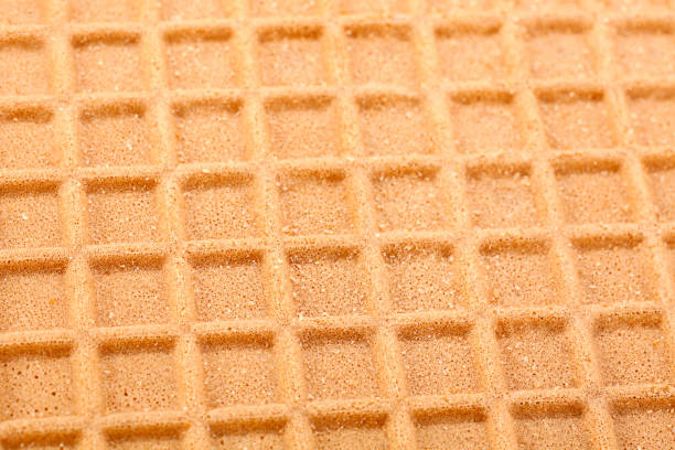 Brown wafer background stock photo