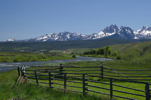 istock Salmon River from Lower Stanley, Idaho 1799 986129736