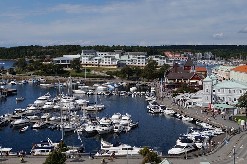 Strömstad is a small picturesque town one the west coast of Sweden. It's a tourist attraction during the summer.