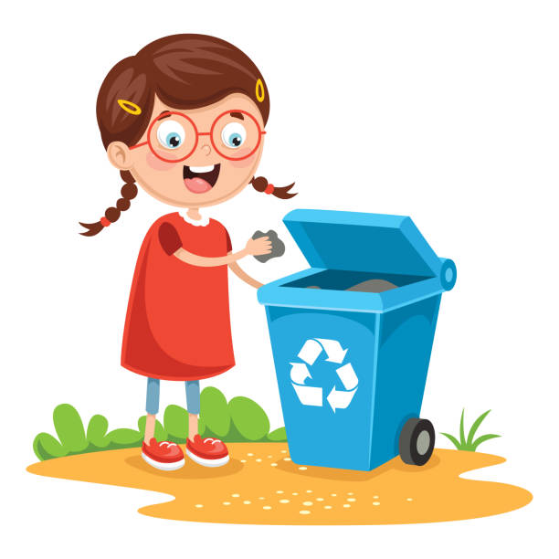593 Child Throwing Garbage Illustrations & Clip Art - iStock | Child trash  can