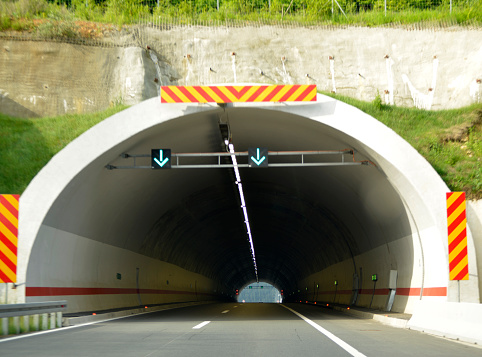 Tunnel on the expressway