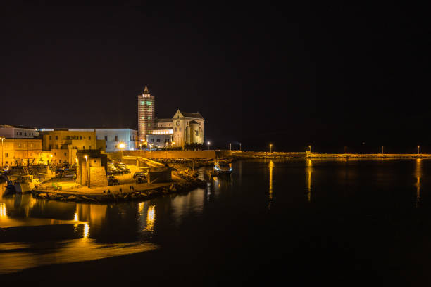 istock Night cityscape with Trani Cathedral, Apulia, Italy 986203468