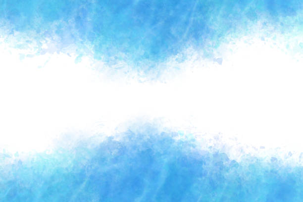 istock summer blue water wave abstract or vintage watercolor paint background 986241712