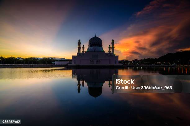 Floating City Mosque Stock Photo - Download Image Now - Arabic Style, Architectural Dome, Architecture
