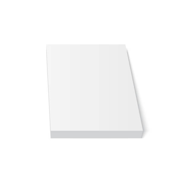 istock Closed book, cover. Mockup for the cover design. High detail. Isolated on white background 986282488
