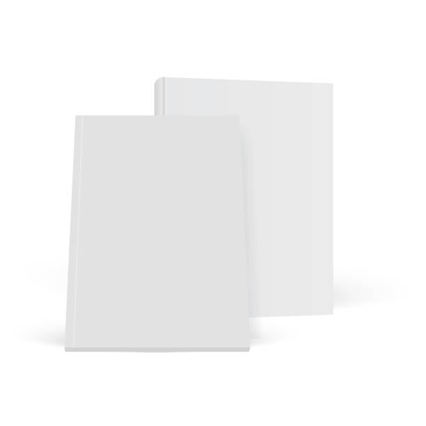 istock Closed book, cover. Mockup for the cover design. High detail. Isolated on white background 986282604