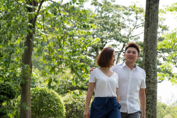 istock Couple bonding at the park 986320144