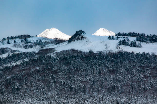 istock rocks in the winter Kuril Islands 986379992