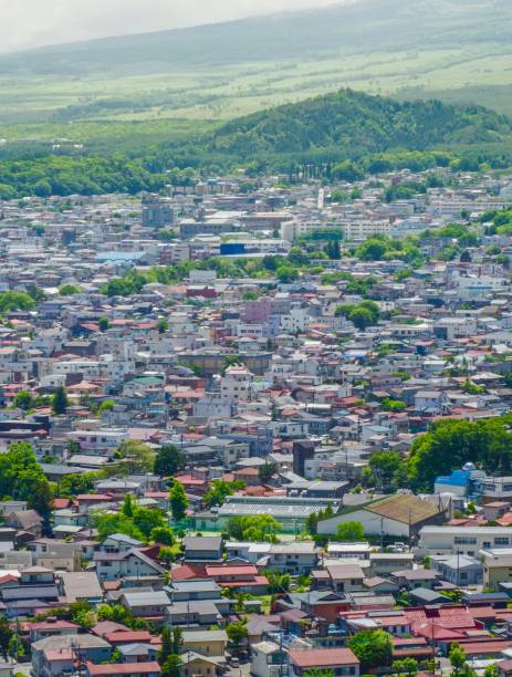 istock Landscape Towns  Around Fuji Mountain , Japan 986387112