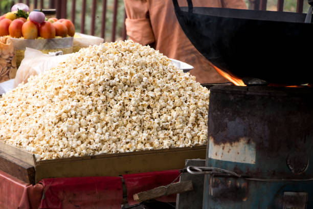 istock Image of pop corn in the market place for selling 986438990