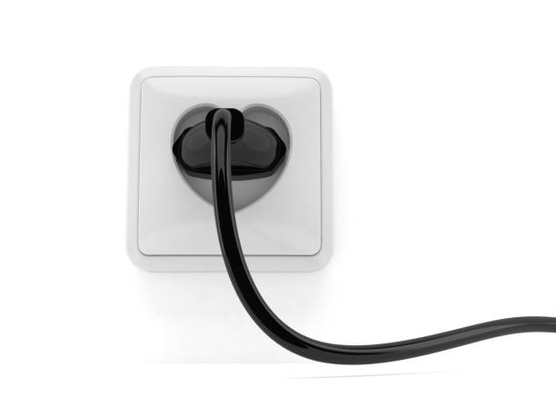 istock Outlet in heart shape with electric plug 986473798
