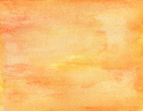 Orange watercolor background - abstract texture