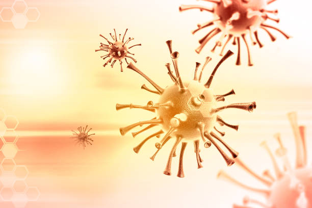 Virus, 3d illustration stock photo