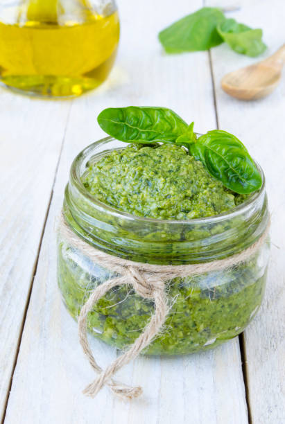 istock Homemade Pesto sauce 986508594